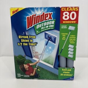 Discontinued Windex Outdoor All In One Glass and Window Cleaner Tool Starter Kit